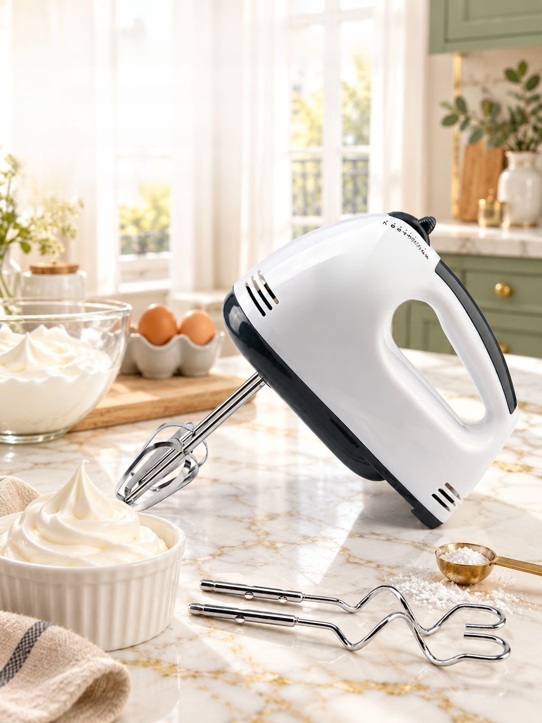 Batteur électrique domestique multifonction à 7 vitesses