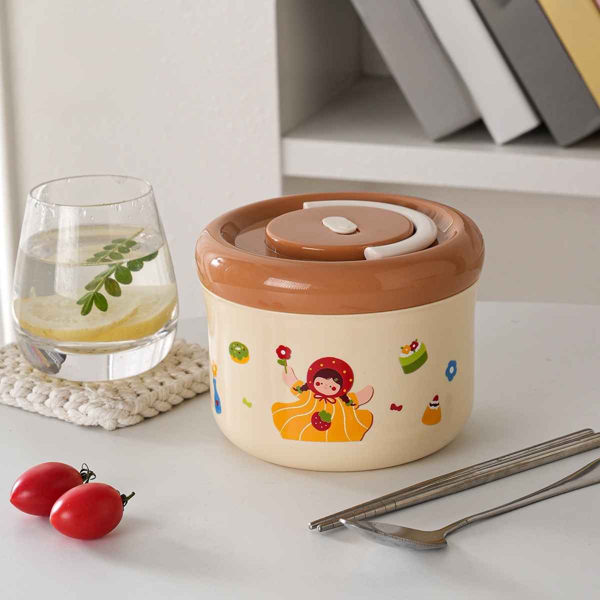 Lunchbox ze stali nierdzewnej 304, przenośny