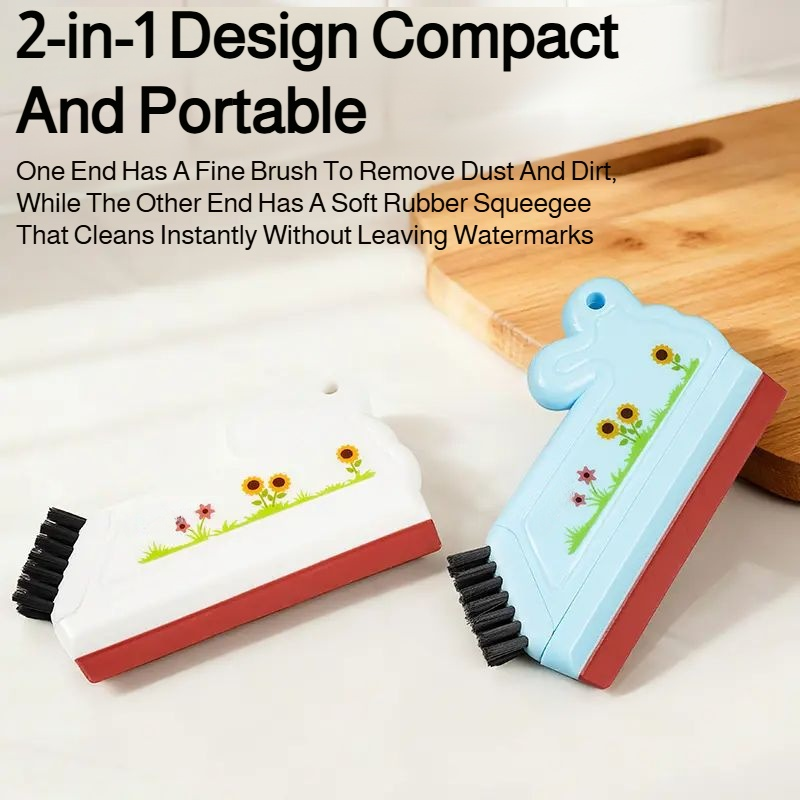 2-in-1 Bathroom Cleaning Squeegee