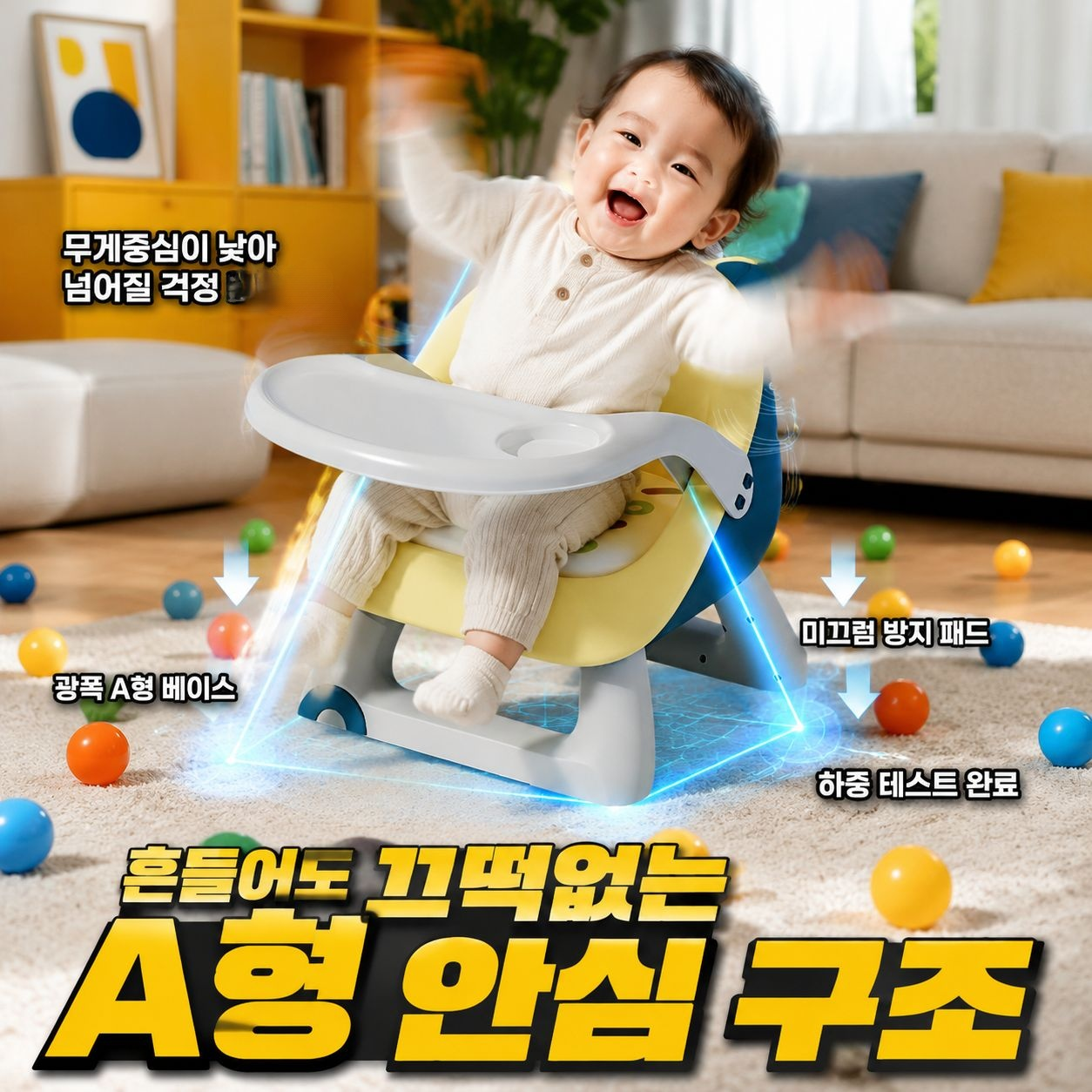 알루미늄 아동 식탁과 의자 세트 아기 식사에 적합