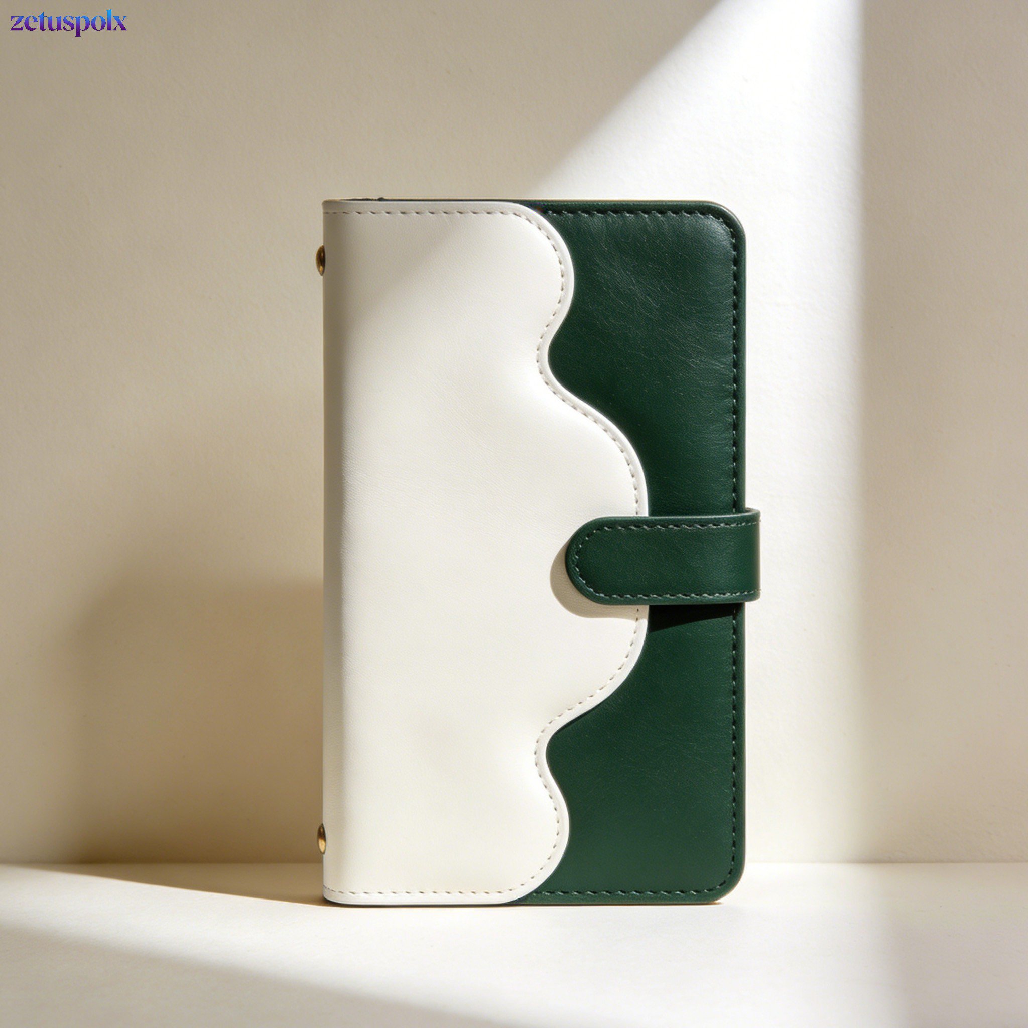 Eco-friendly refillable leather notebook