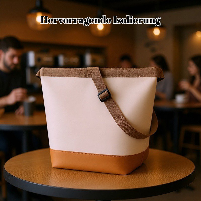 Große isolierte Lunch-Tasche