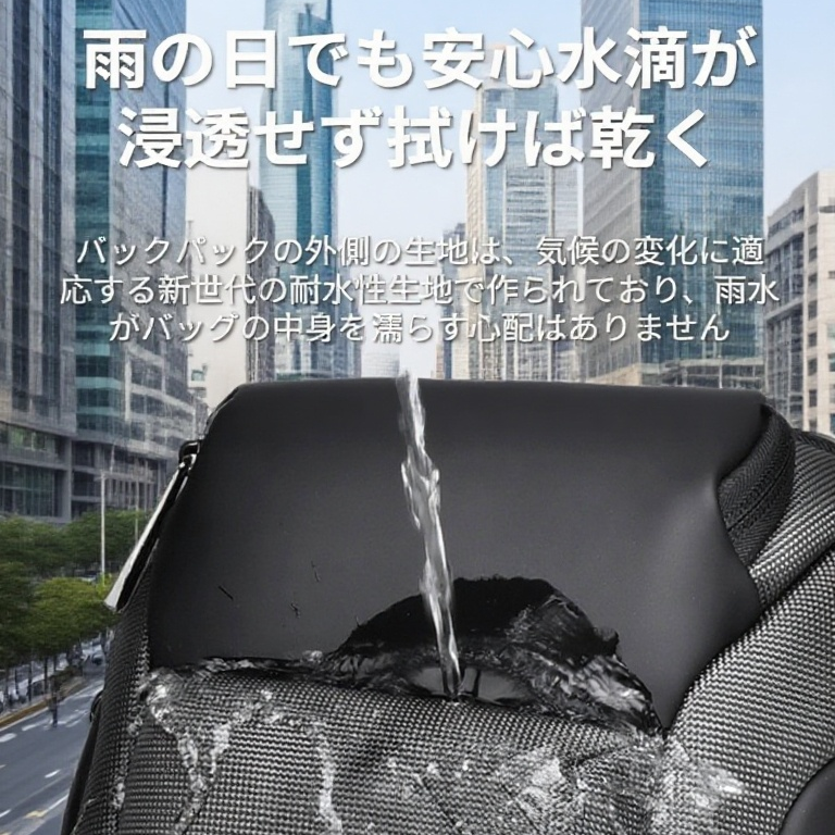 通勤旅行用防水胸バッグ メンズ多機能斜め掛けバッグ