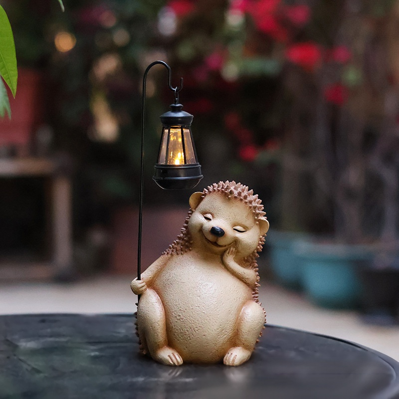 クリエイティブソーラー ハリネズミ庭園装飾ライト