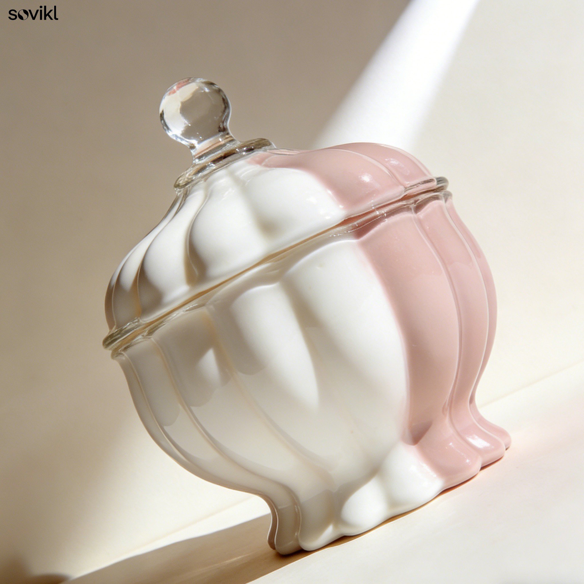 Pumpkin-shaped storage jars (3 pieces)