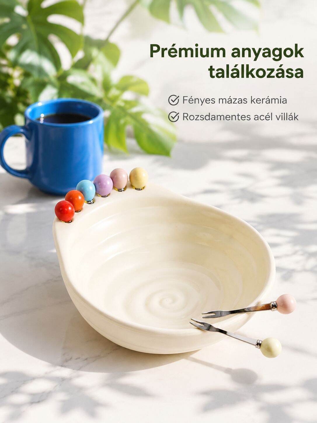 Gyümölcstál villa tartozékkal