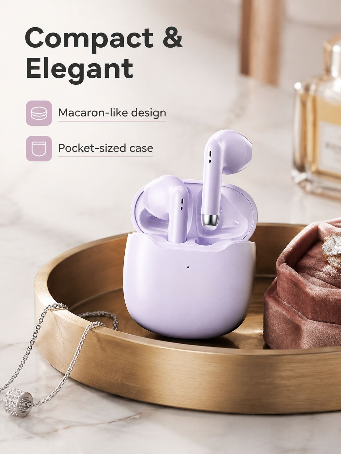 Marshmallow TWS Mini Bluetooth Earbuds Wireless Stereo Music Earphones Gift Box