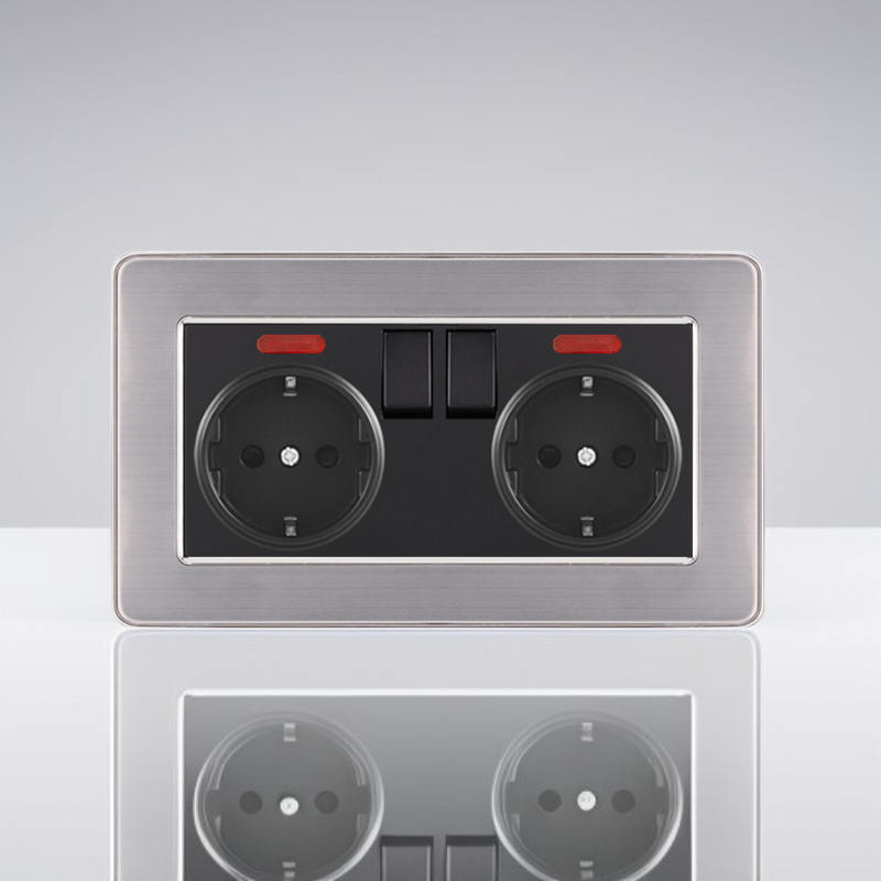에너지 절약형 16A 유럽식 콘센트 패널