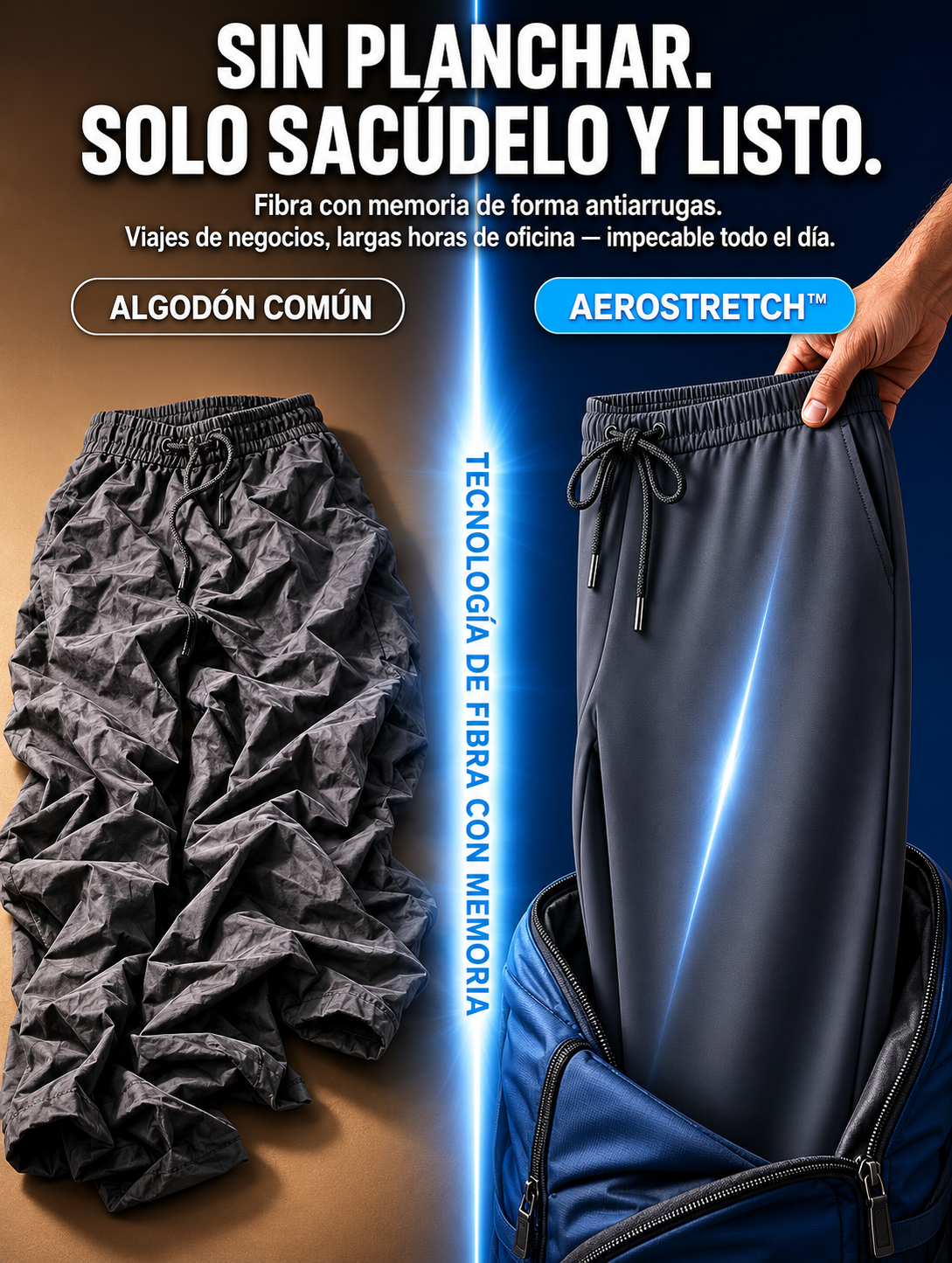 Pantalones largos frescos y refrescantes