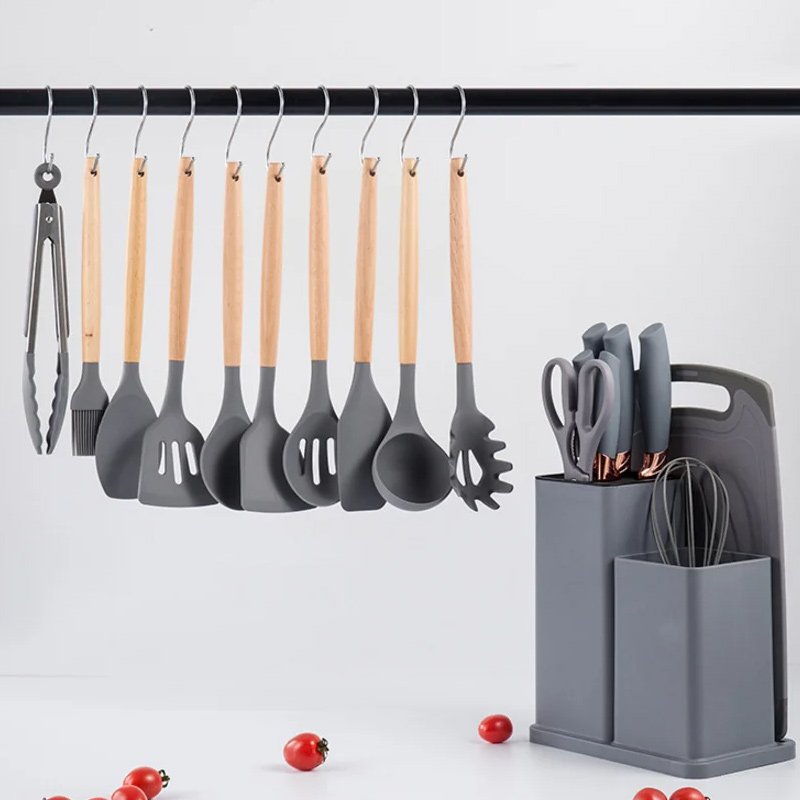 อุปกรณ์เครื่องครัวที่เก็บถังเครื่องมือ