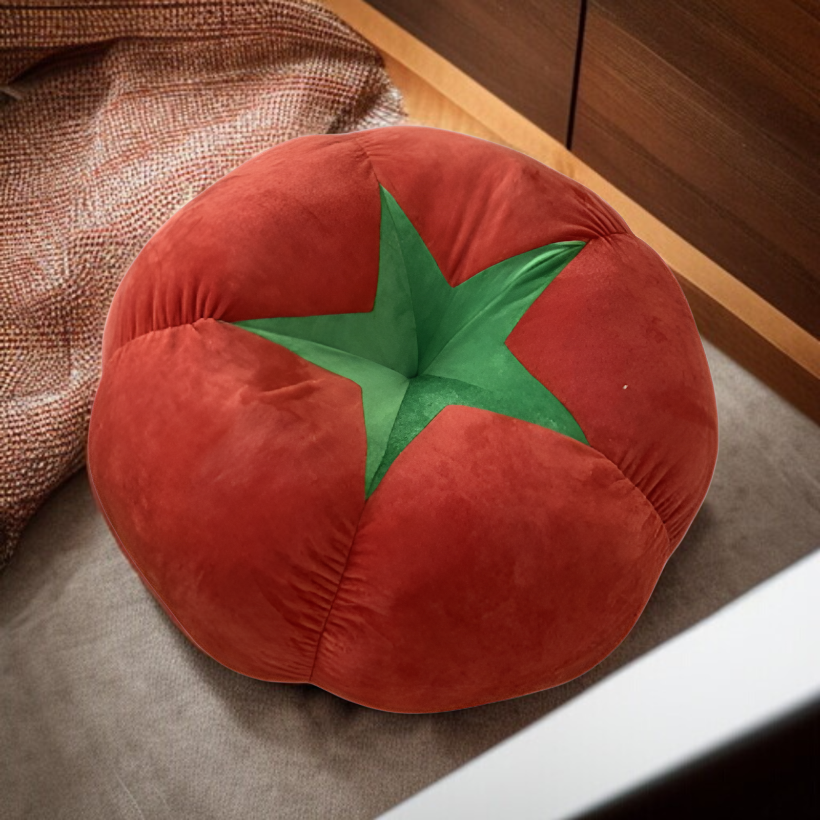 抱き枕 トマト キノコ クッション フロアクッション かわいい ぬいぐるみ 枕 かわいい 畳チェアパッド ごろ寝クッション 椅子用 チェアクッション INS風 おしゃれ