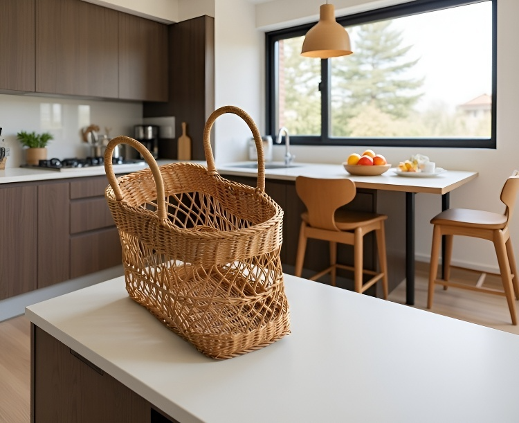 Cesta sostenible para compras ecológicas