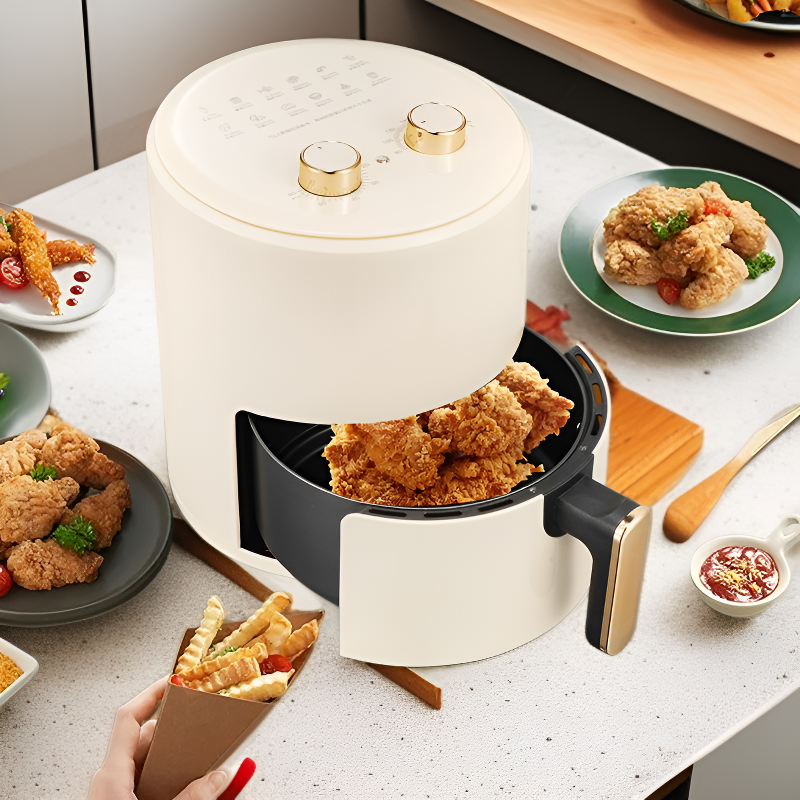 Intelligente Heißluftfritteuse mit großem Fassungsvermögen für den Hausgebrauch