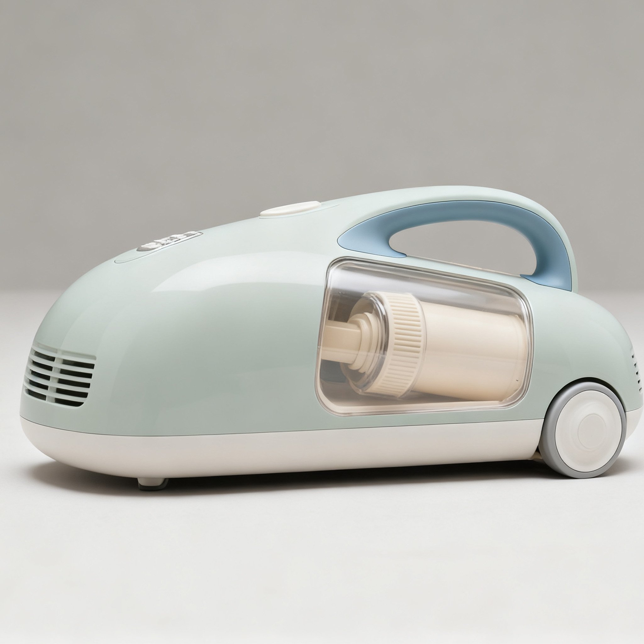 เครื่องกำจัดไรฝุ่นแบบพกพาพลาสติก ดีไซน์ทันสมัย