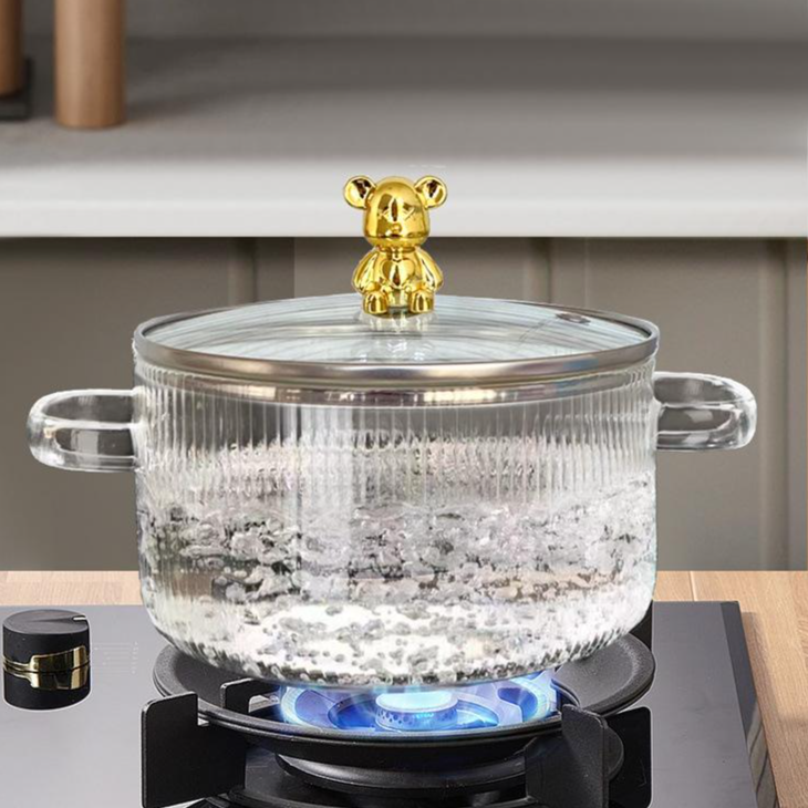 奶鍋小家用高硼硅玻璃湯鍋