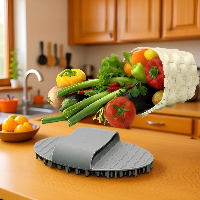 多機能食品級シリコン食器洗いブラシ