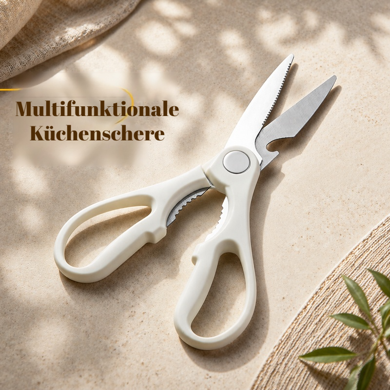 Küchenschere aus Edelstahl, starke Geflügelschere, Fleischschere
