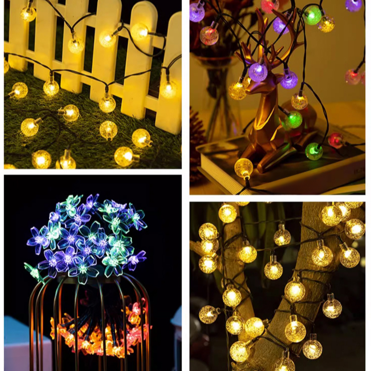 Luz solar de burbujas resistente al agua