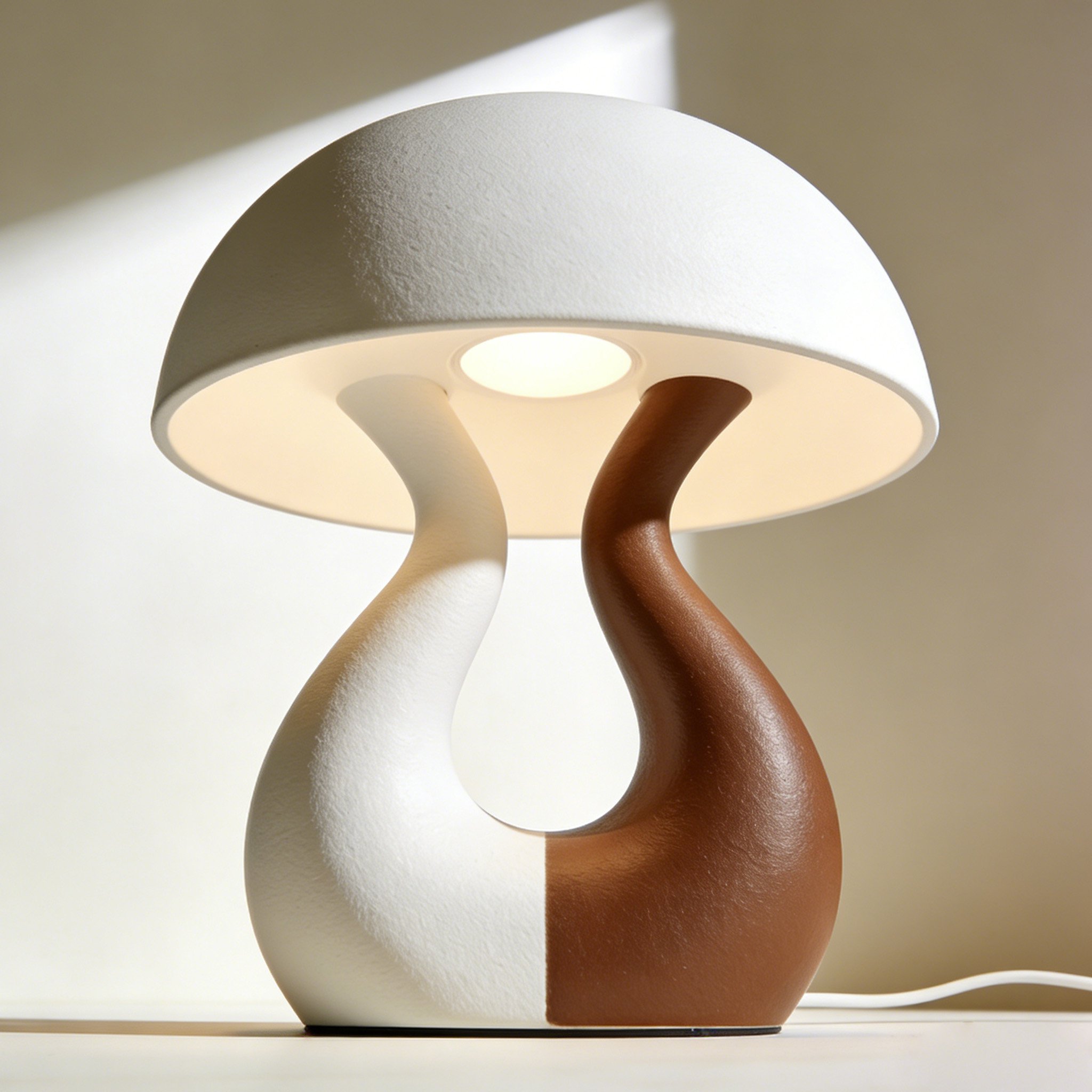 심플한 디자인의 LED 스탠드 전면 사진