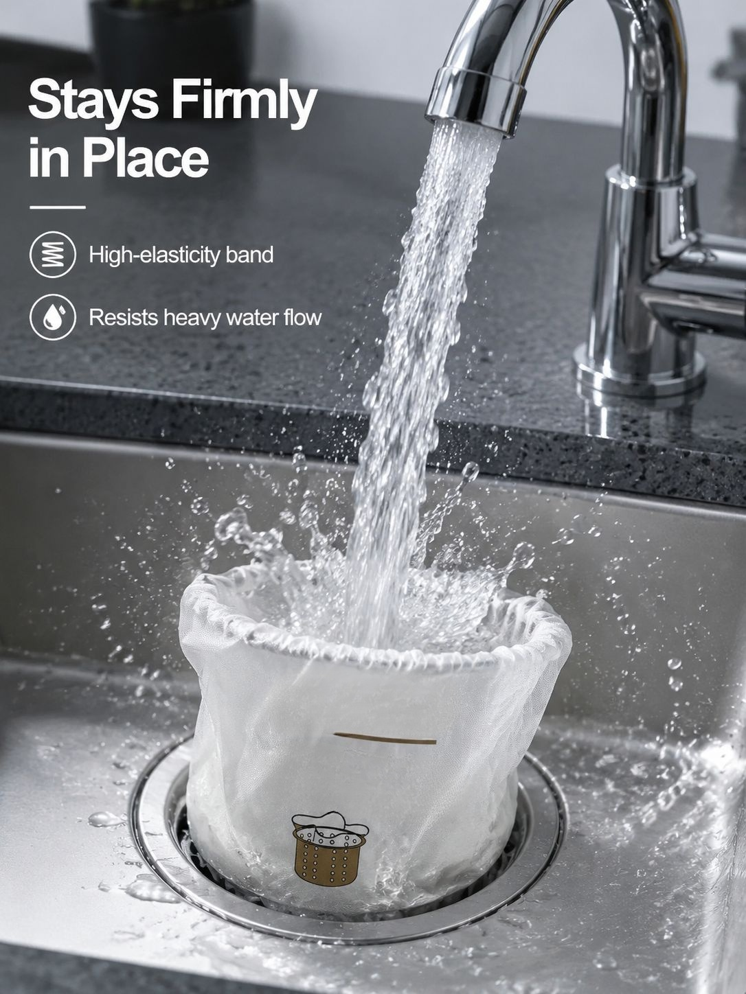 JMY sink strainer filter with disposable mesh design