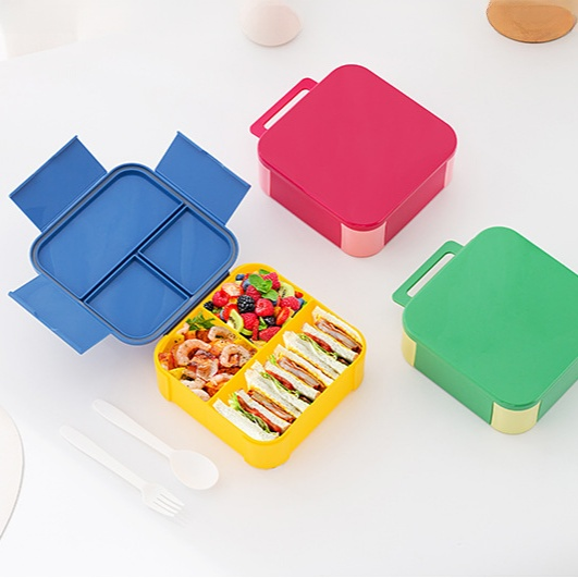 휴대용 밀폐 도시락, 전자레인지 사용 가능, 출퇴근용