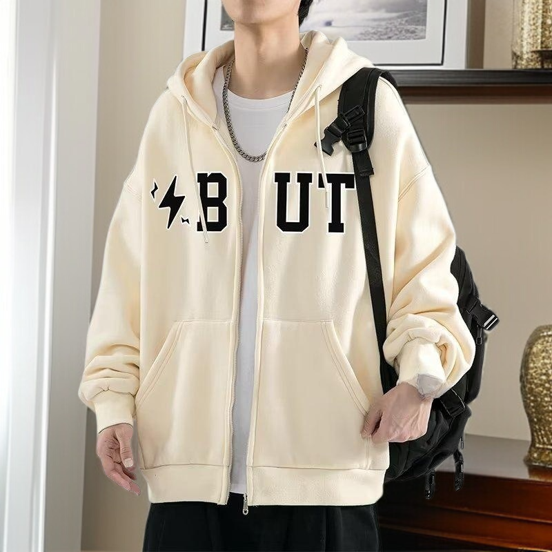 남자 루즈핏 후드 점퍼 주니어 카디건 맨투맨