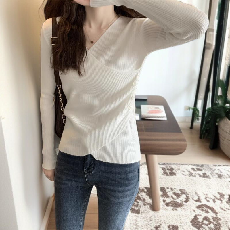 이너 여성 시크 터틀넥 니트 톱 스웨터 이너 시크 터틀넥 니트 톱