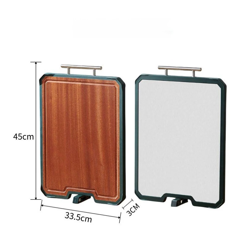 Log double-sided cutting board