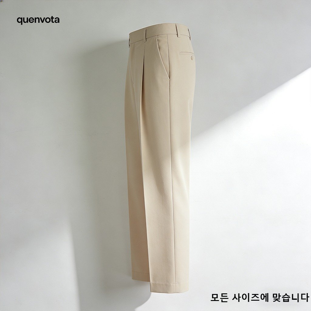 여성용 데일리 일자형 캐주얼 바지