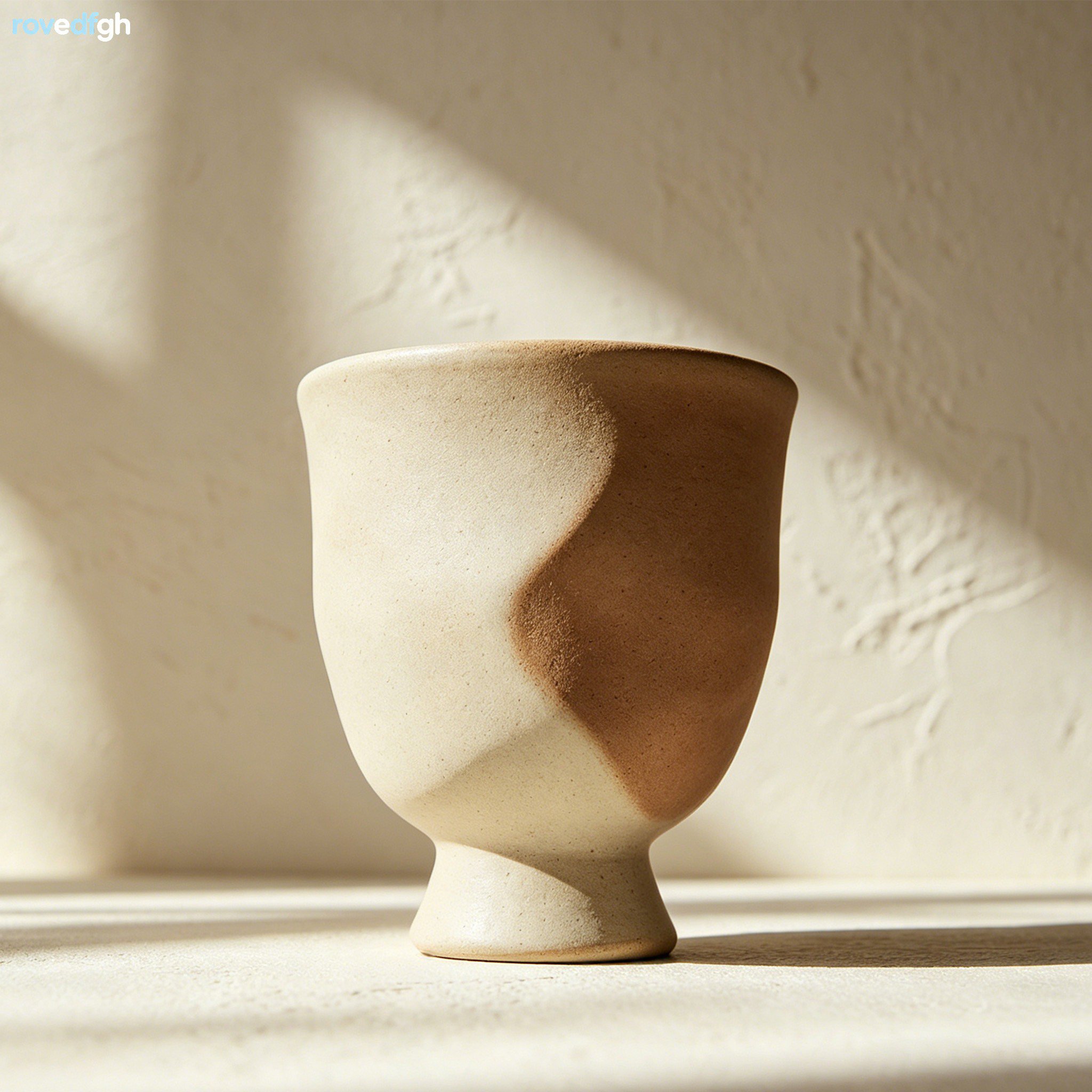 감성적인 핸드메이드 도자기 컵