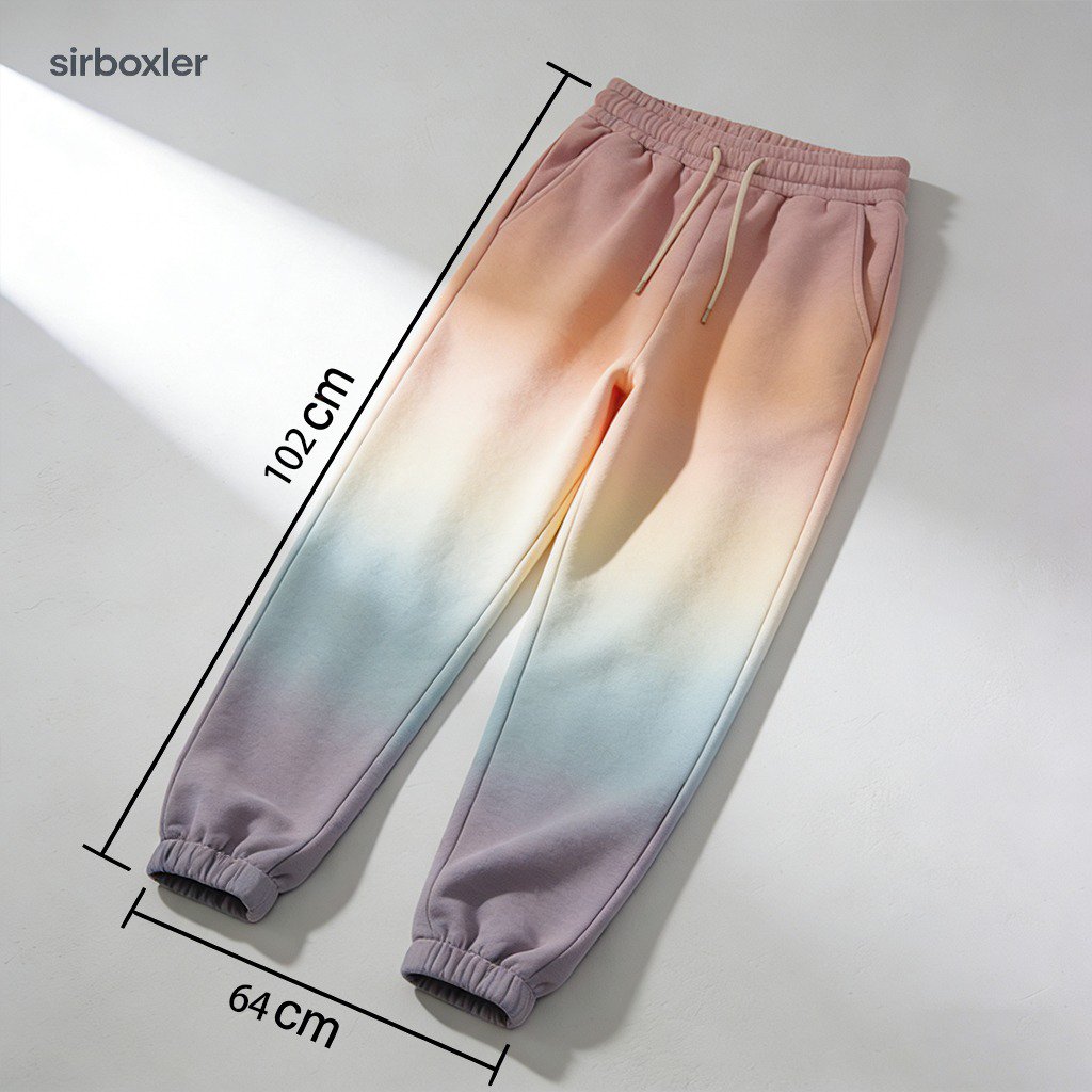 時尚百搭休閒衛褲細節展示