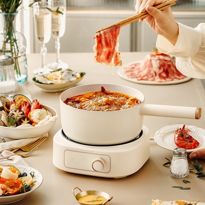 Olla eléctrica para cocinar y vaporizar alimentos