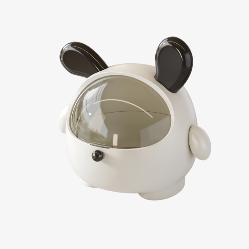 Multifunctional Desktop Trash Bin with Lid, Entryway and Living Room Organizer