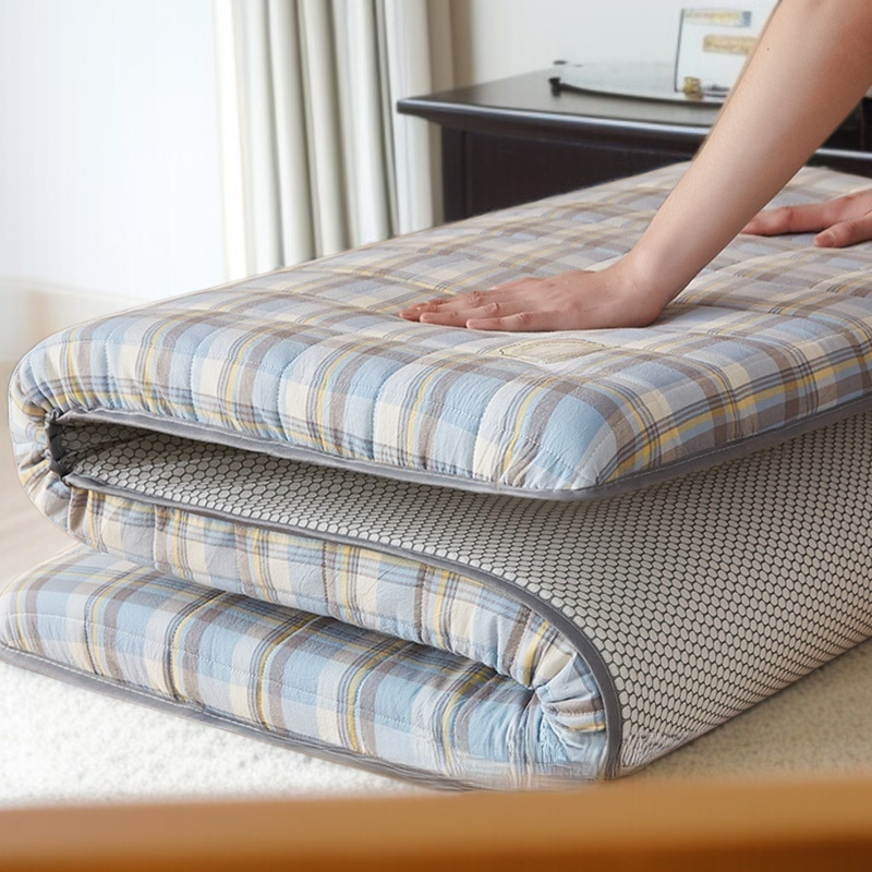 기숙사 싱글 매트리스 가정용 면 소프트 매트리스 커버 요 다다미 침대 침실 매트리스 매트리스 싱글 매트리스