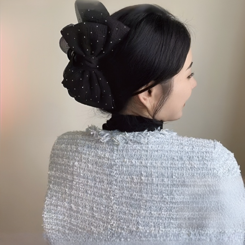 プリンセス風リボン付きヘアピン