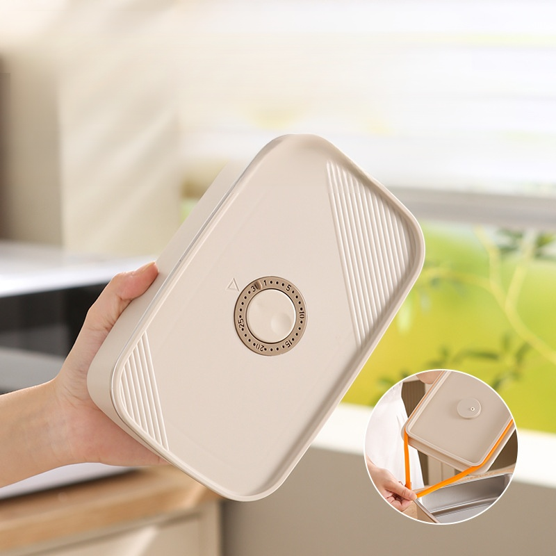 Malowane, spożywcze pudełko do przechowywania żywności do lodówki