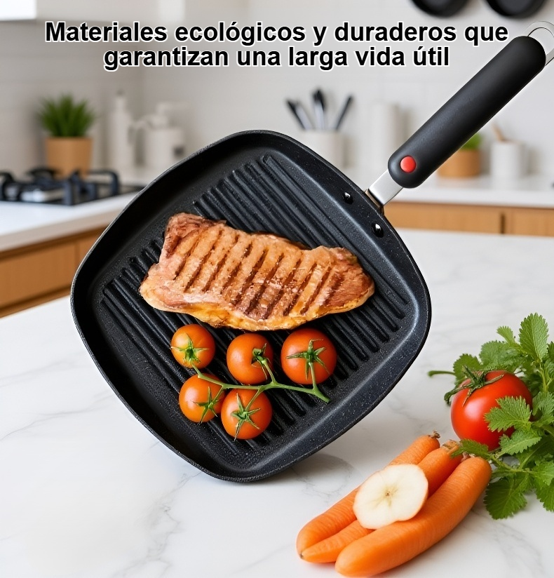 Cocina panqueques deliciosos con sartén de piedra Maifan