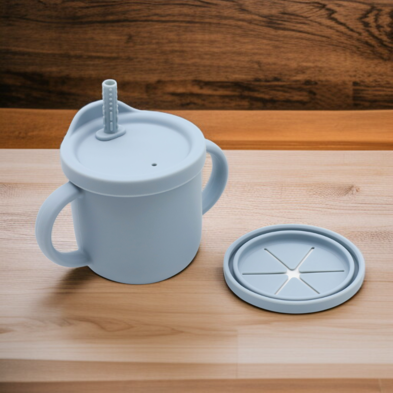 충격 방지 아기 물컵