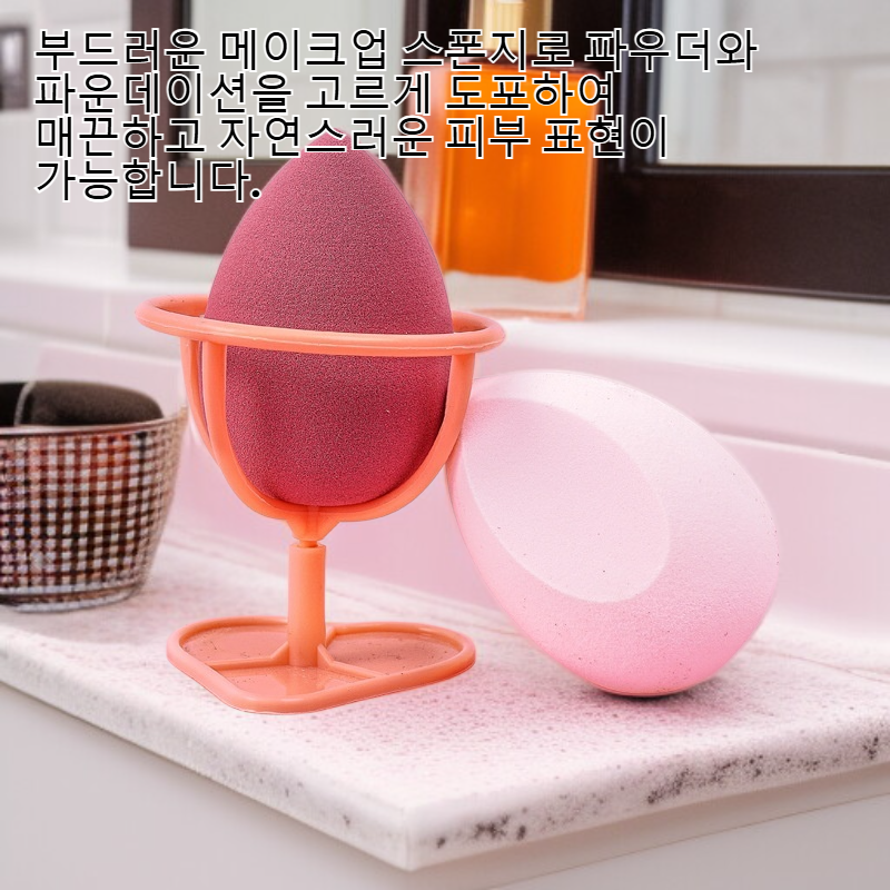 메이크업 스펀지 파우더 퍼프 달걀형 메이크업 퍼프