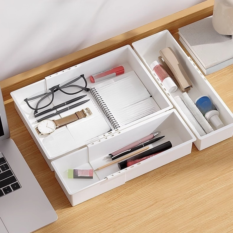 可伸縮抽屜收納盒