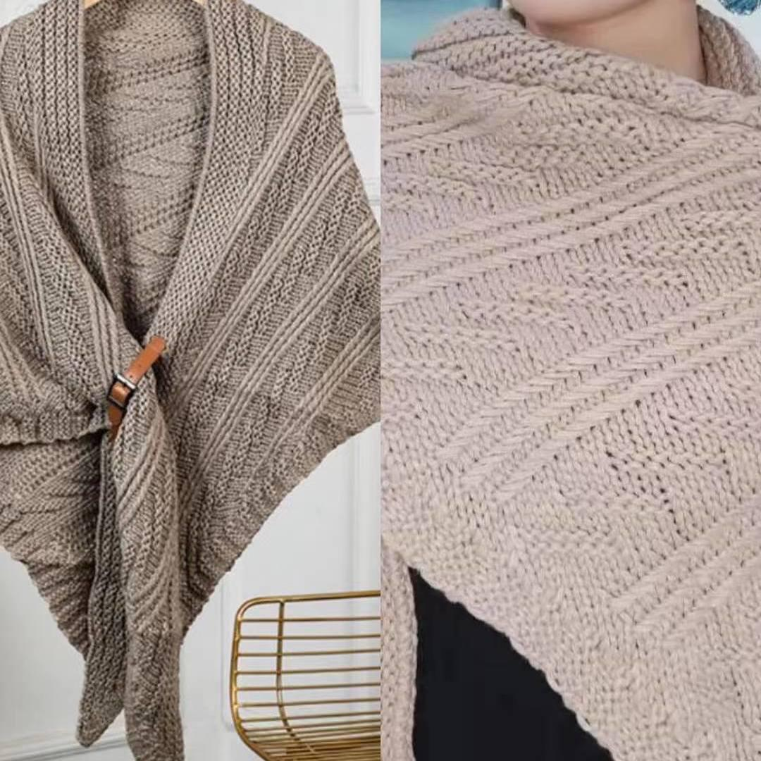 春秋用韓国風ニットおしゃれ万能マフラー