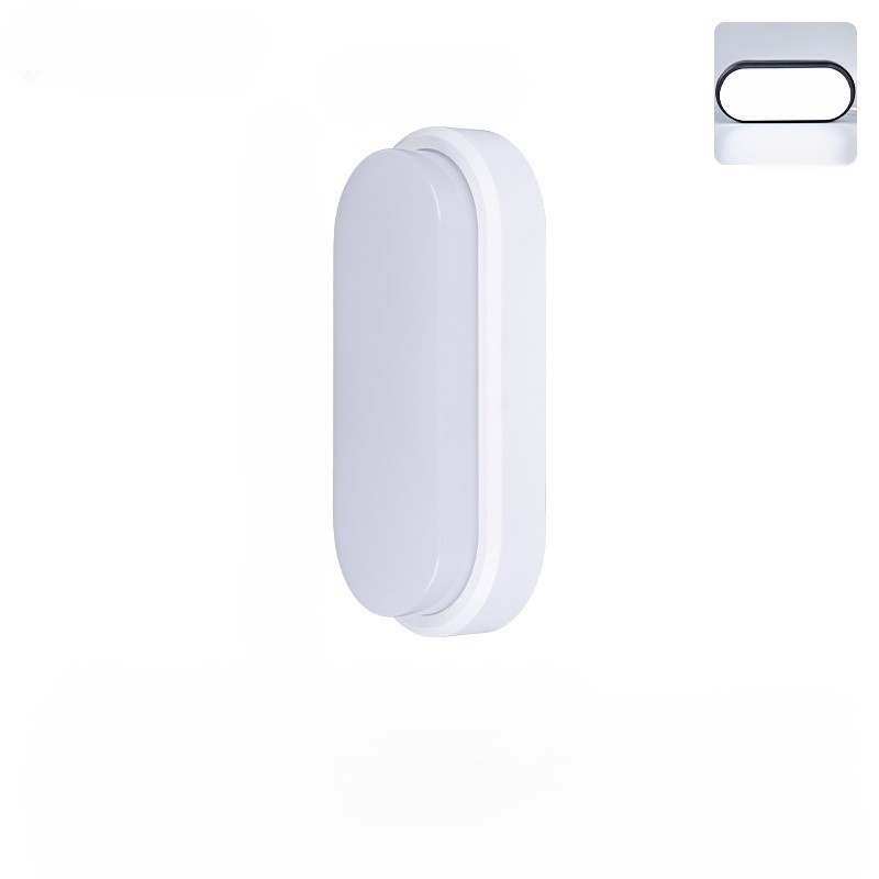 โคมไฟเพดานนำแสงป้องกันความชื้นโคมไฟห้องน้ำรูปไข่