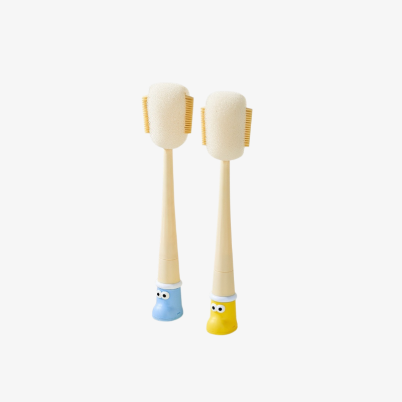 오인원 긴 손잡이 젖병 청소 스펀지 브러쉬 가정용 청소 다용도 컵솔 텀블러 뚜껑 브러쉬