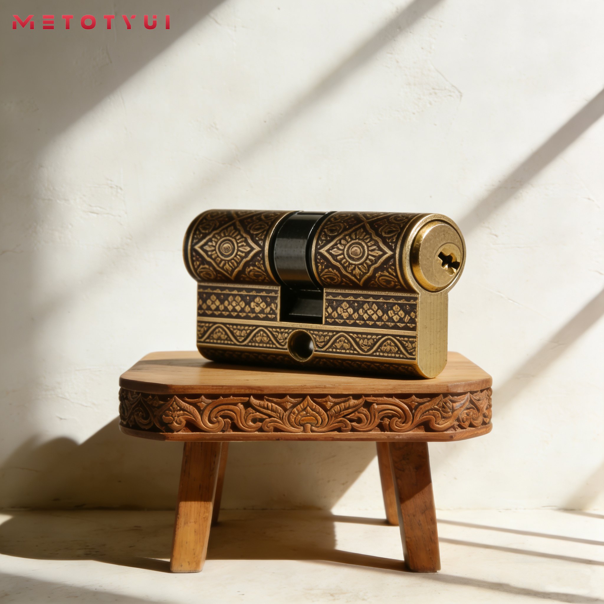 กระบอกล็อคประตูป้องกันการโจรกรรมสากลพร้อมแกนทองแดงเพื่อป้องกันการเปิดทางเทคนิค