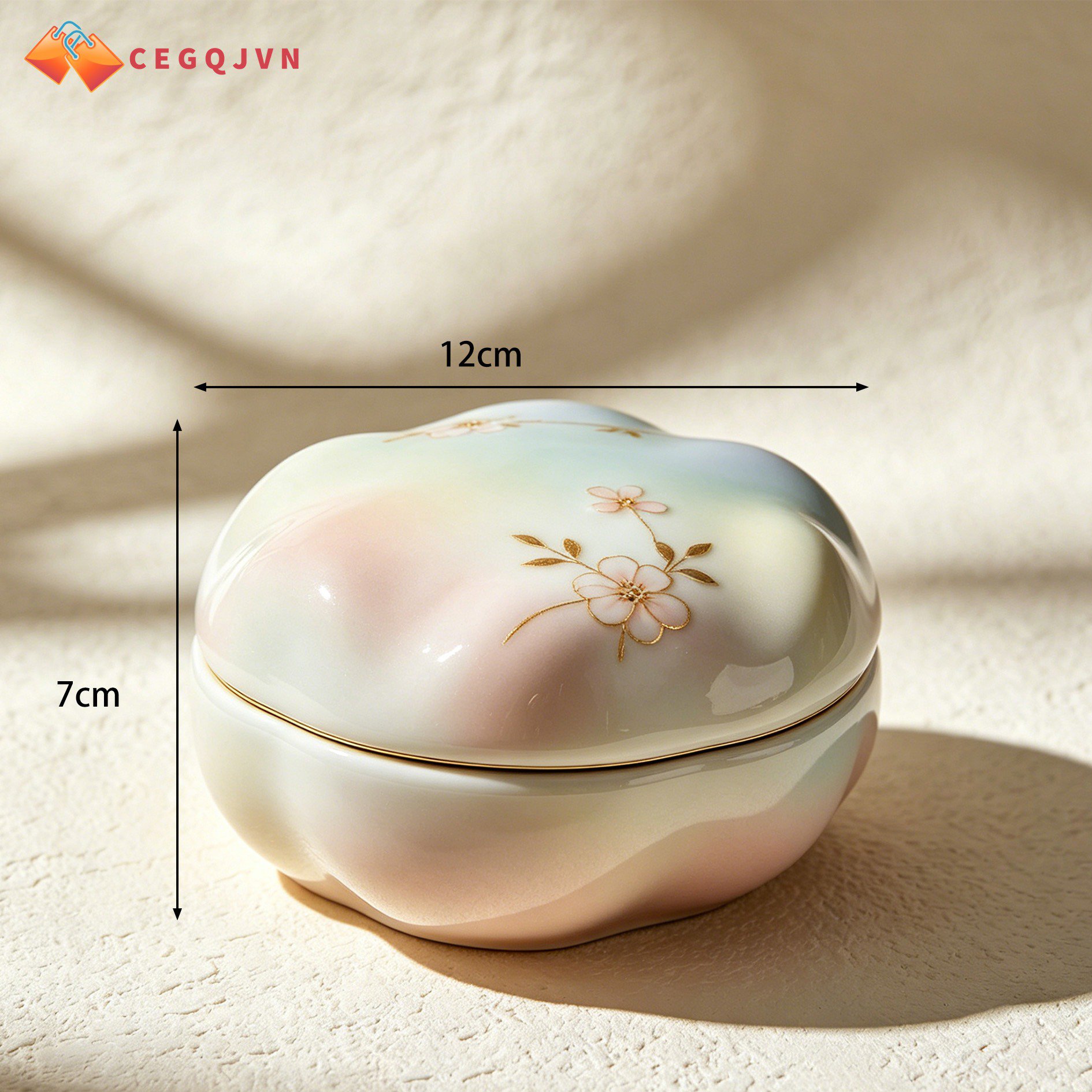 Stylish ceramic boxes for organizing accessories