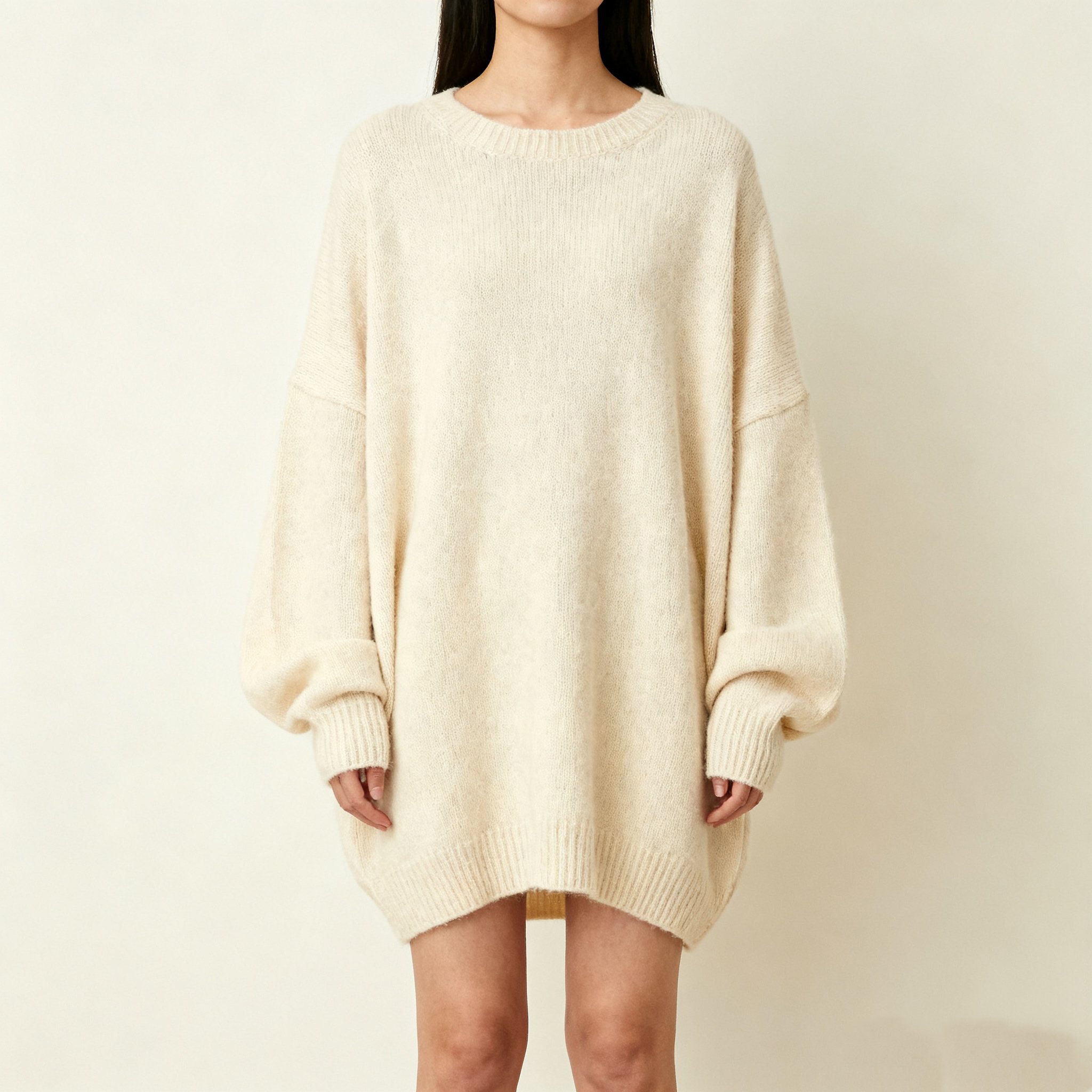 여성 롱 니트 스웨터