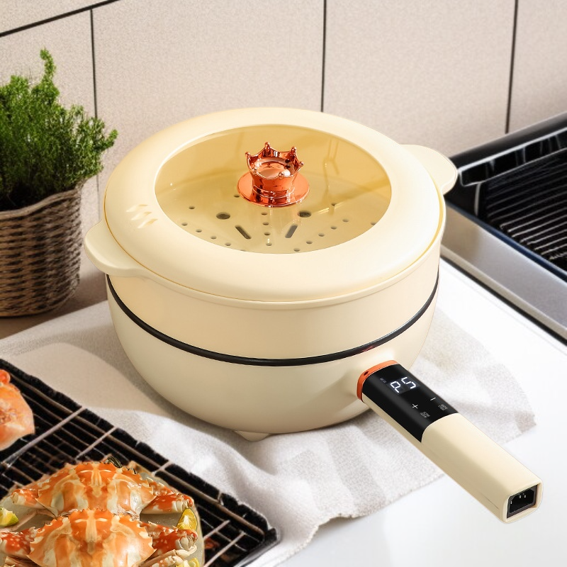 45L Large Capacity Electric Frying Pan, Multi-Use for Home