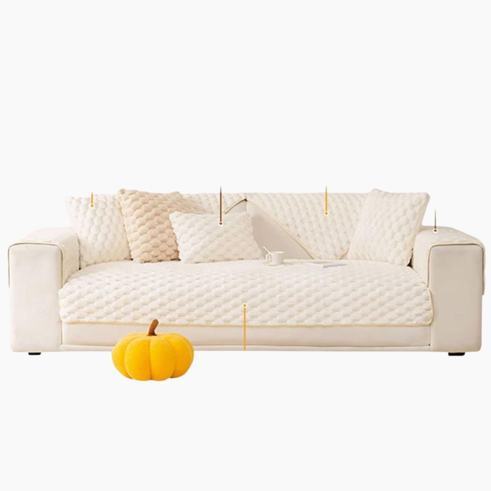 ベルベット厚手布タオル滑り止めクッションソファクッションクリーム風毛ソファカバーカバー布冬布タオル