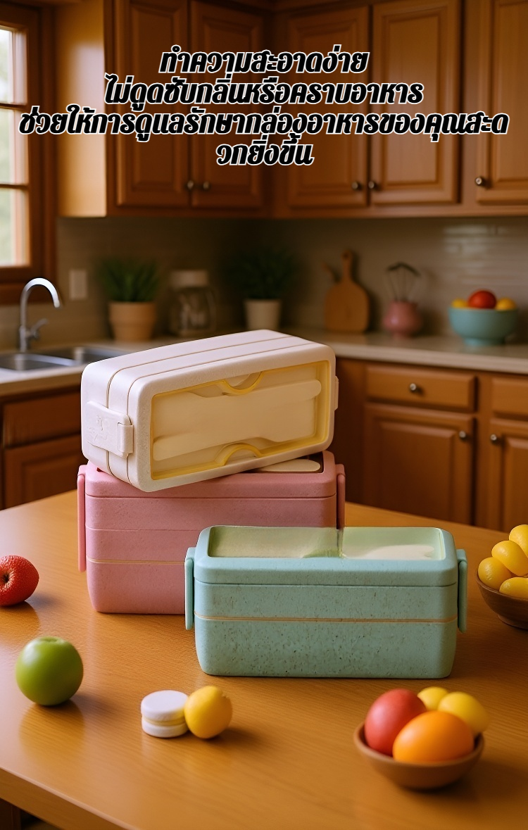 กล่องข้าวรักษ์โลก ผลิตจากวัสดุธรรมชาติ