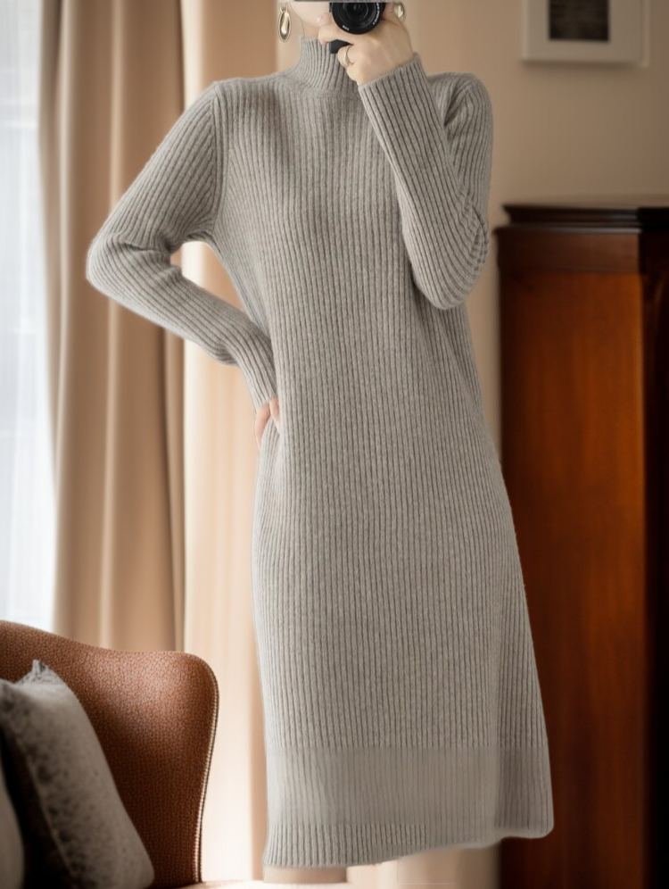 데일리룩 추천 니트 원피스